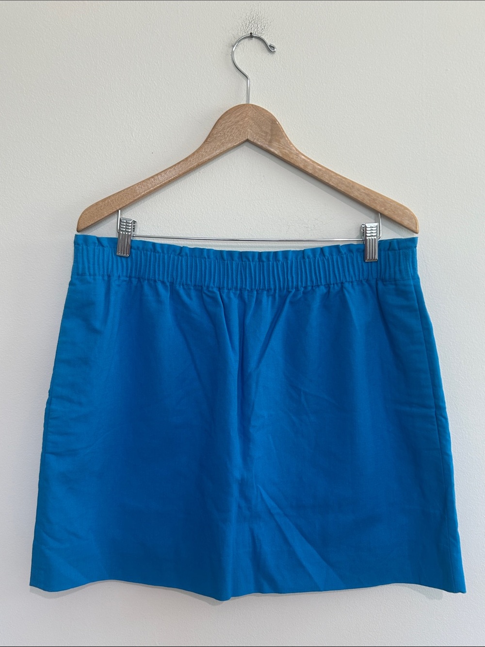 J‎ Crew Women’s Blue Paper Bag Skirt Size 14 NWT